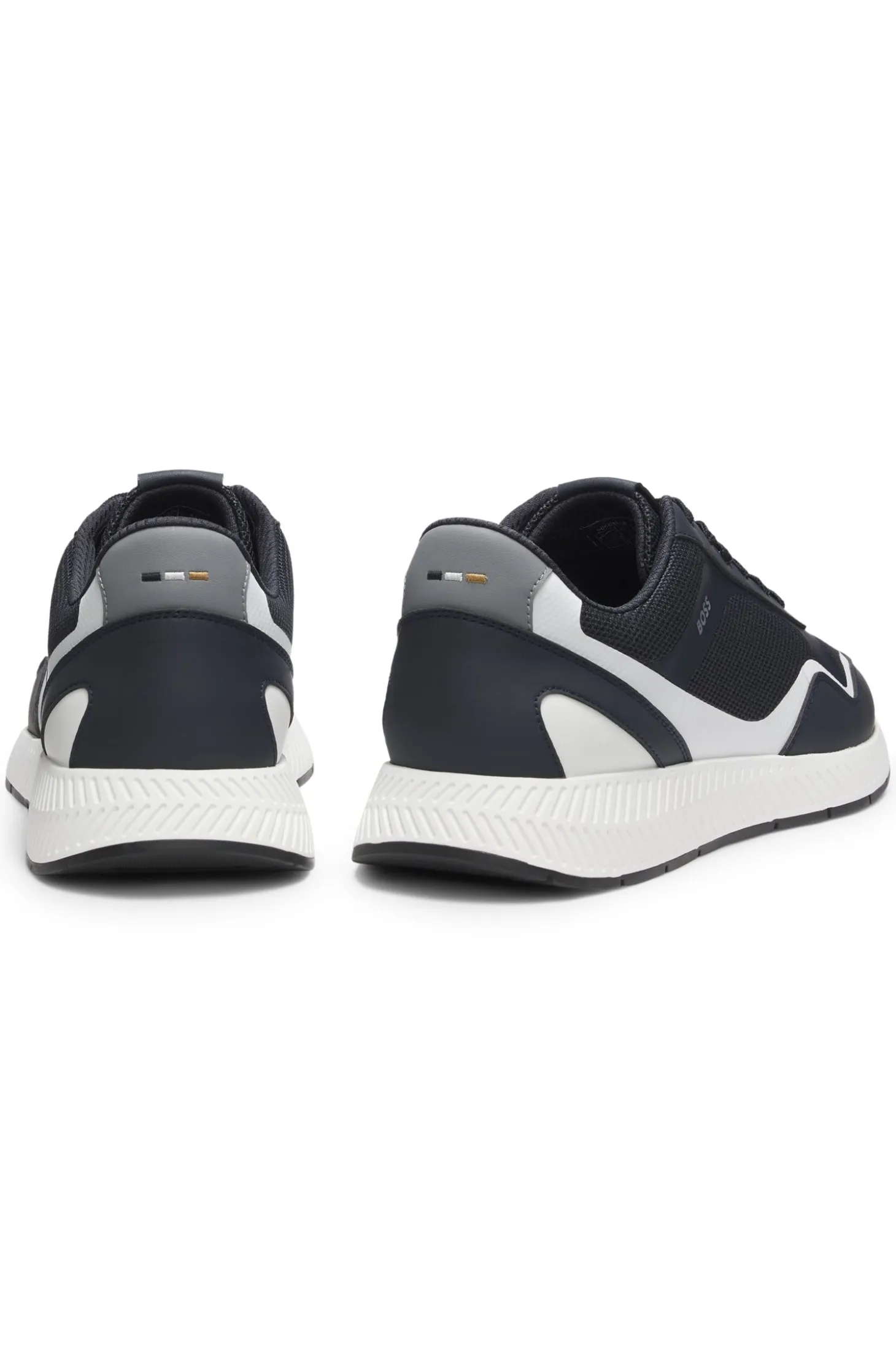 Sneakers aus Mesh mit gerippter Sohle
