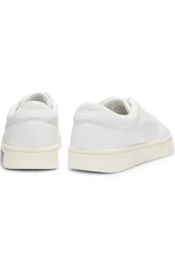 Sneakers aus Nappaleder mit goldfarbenem Logo
