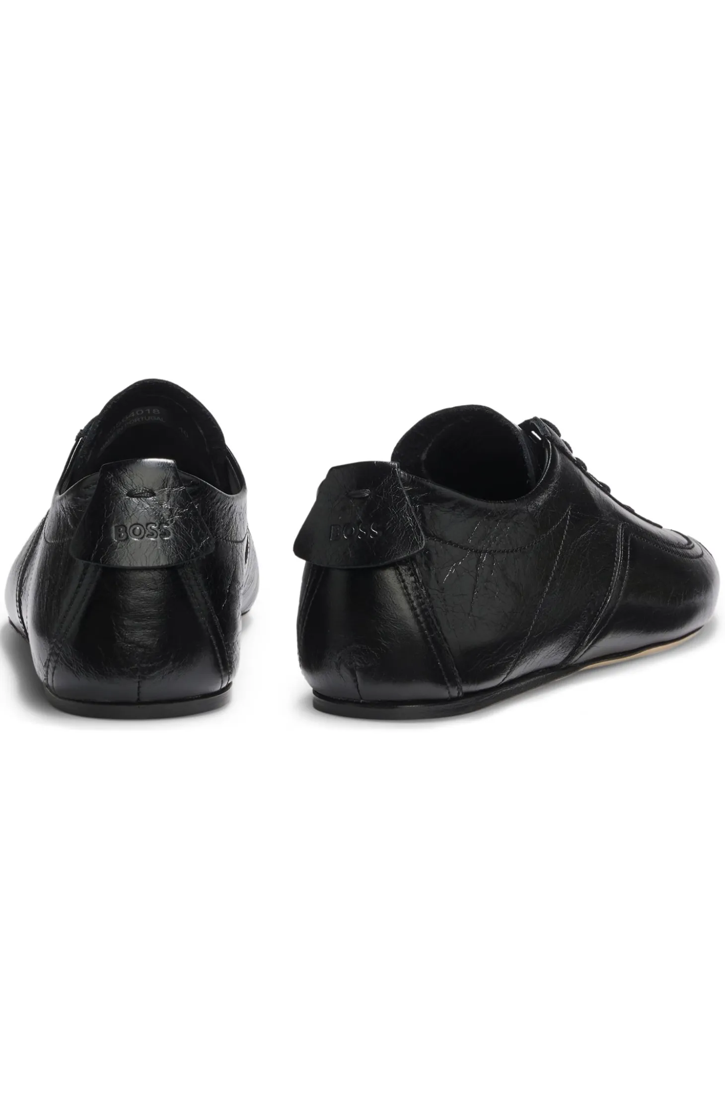 Sneakers aus Nappaleder mit geprägtem Logo