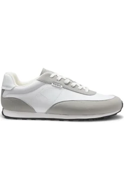 Sneakers aus Ripstop mit Schnürung und EVA-Gummisohle