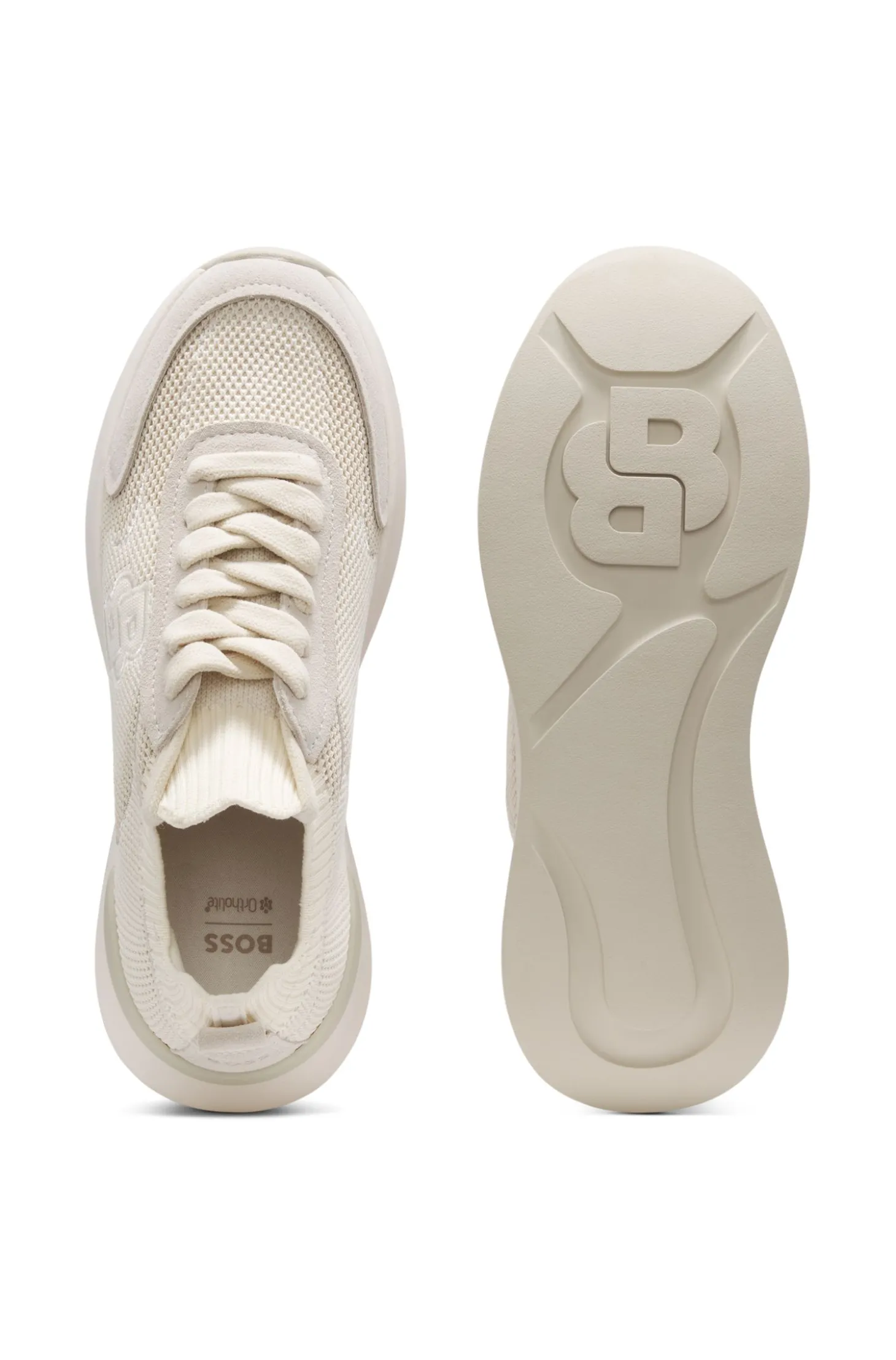 Sneakers aus Strick mit Double-B-Monogramm