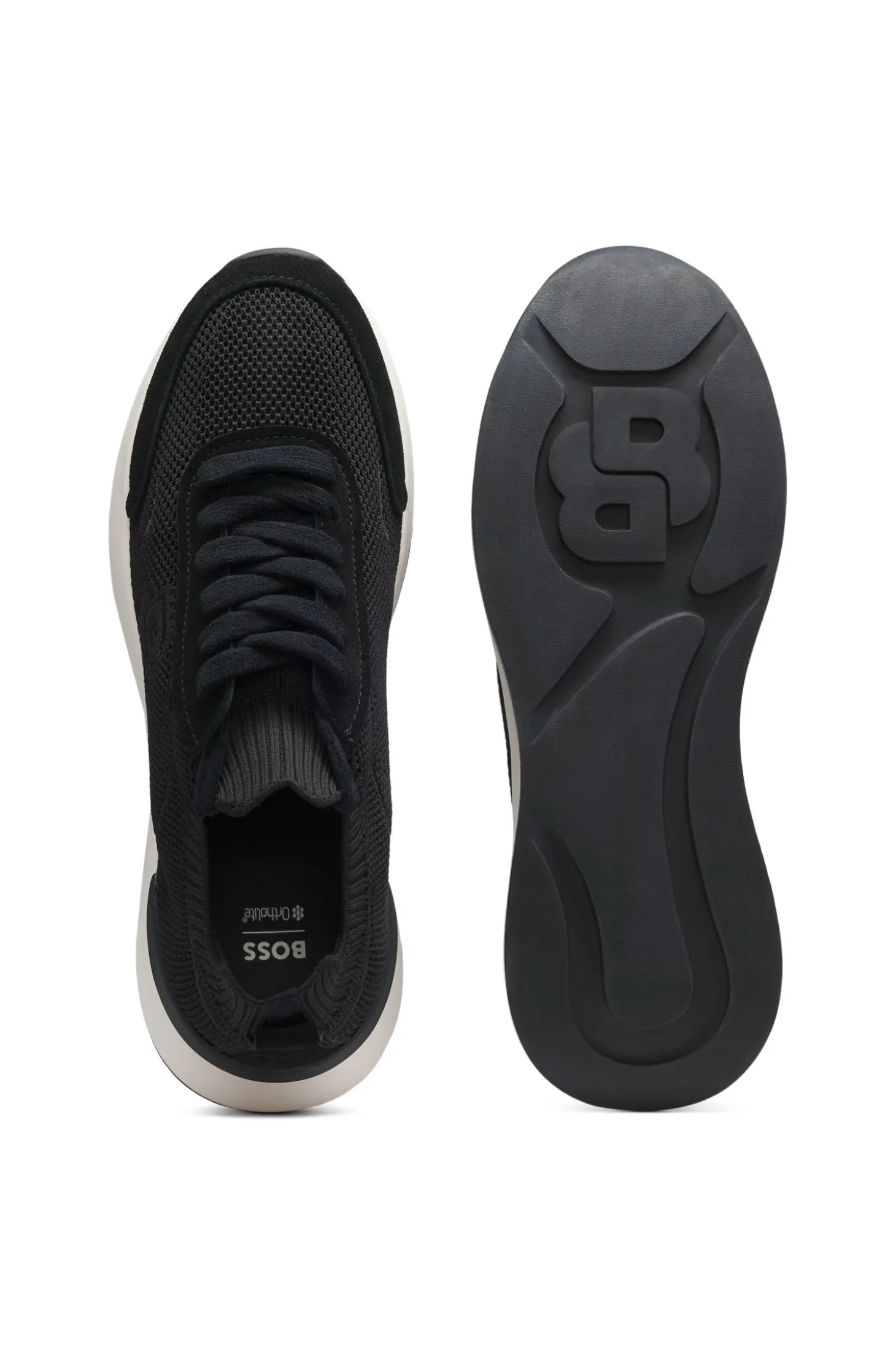 Sneakers aus Strick mit Double-B-Monogramm
