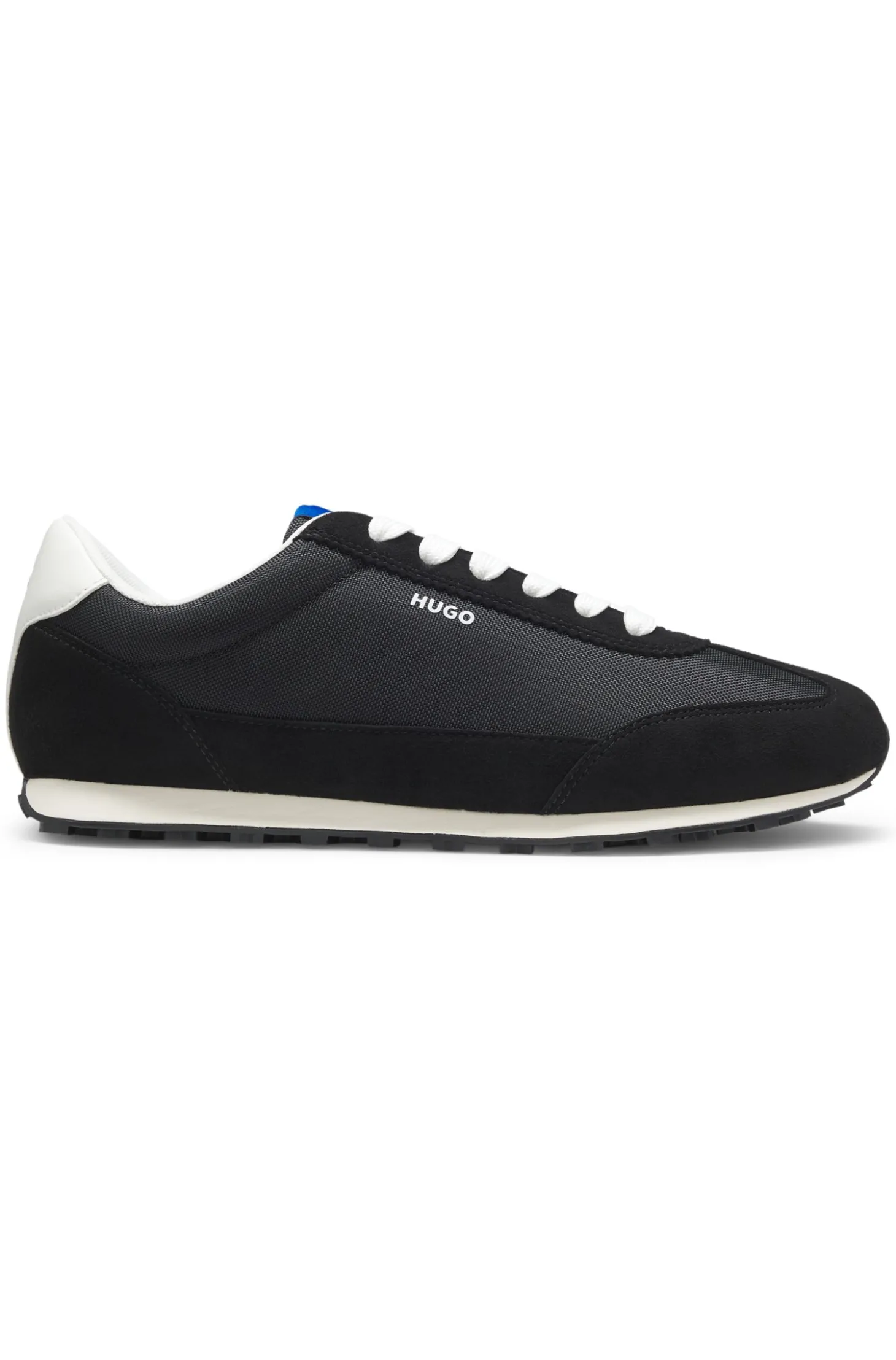 Sneakers aus strukturiertem Gewebe mit Stern-Detail