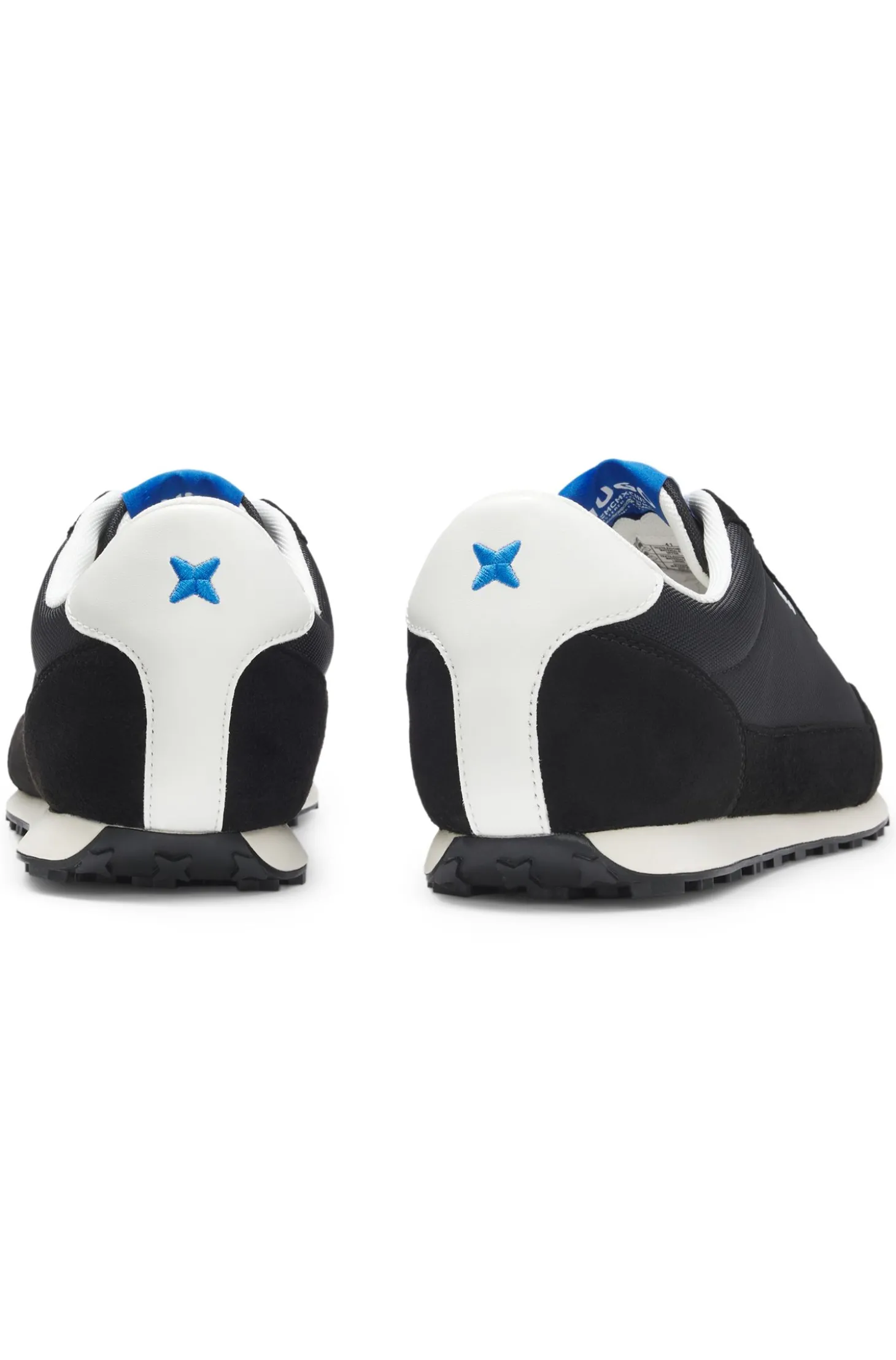 Sneakers aus strukturiertem Gewebe mit Stern-Detail