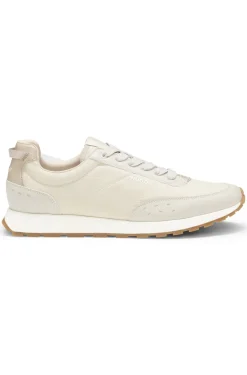 Sneakers im Laufschuh-Stil mit Zickzack-Detail