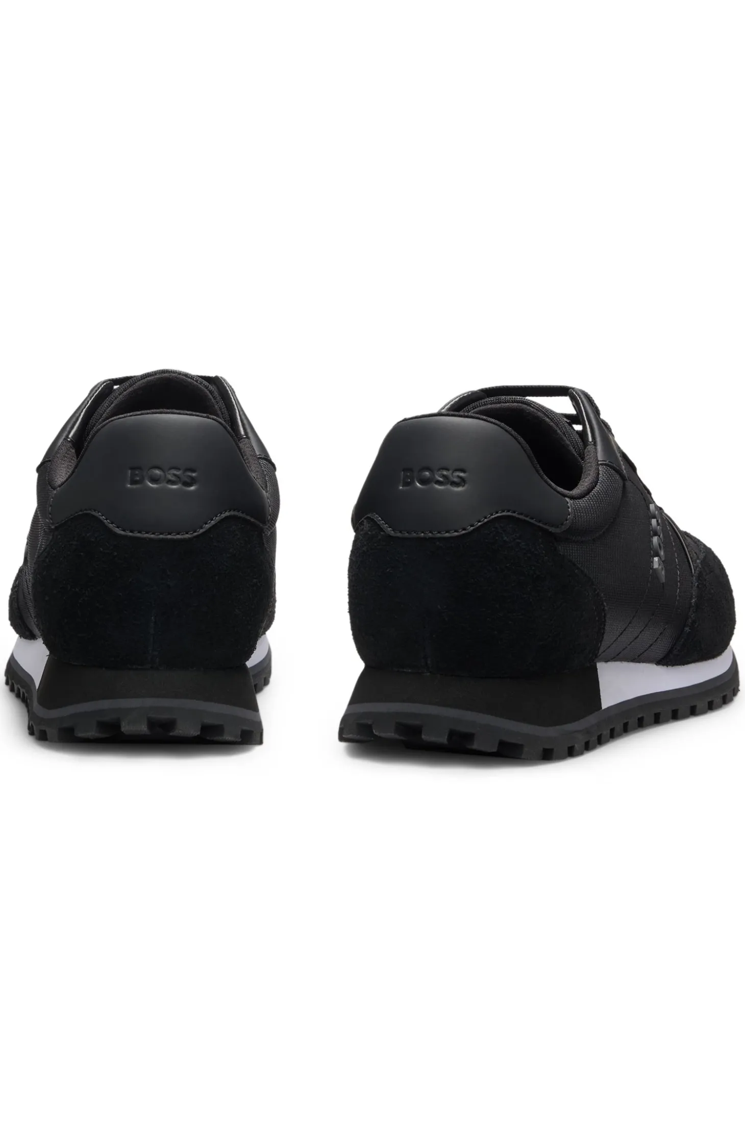 Sneakers mit Logo-Details und Details aus Kunstleder