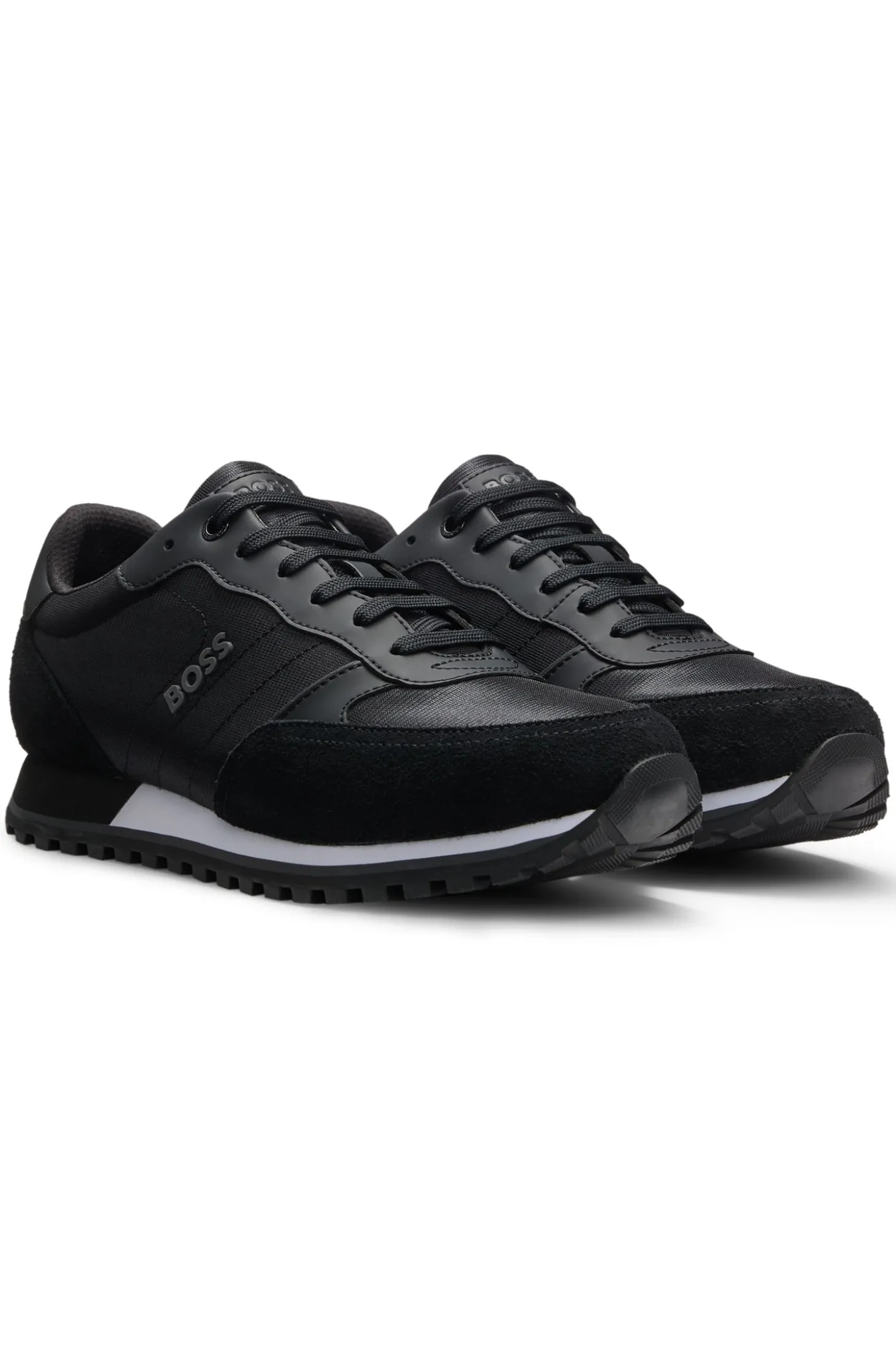 Sneakers mit Logo-Details und Details aus Kunstleder