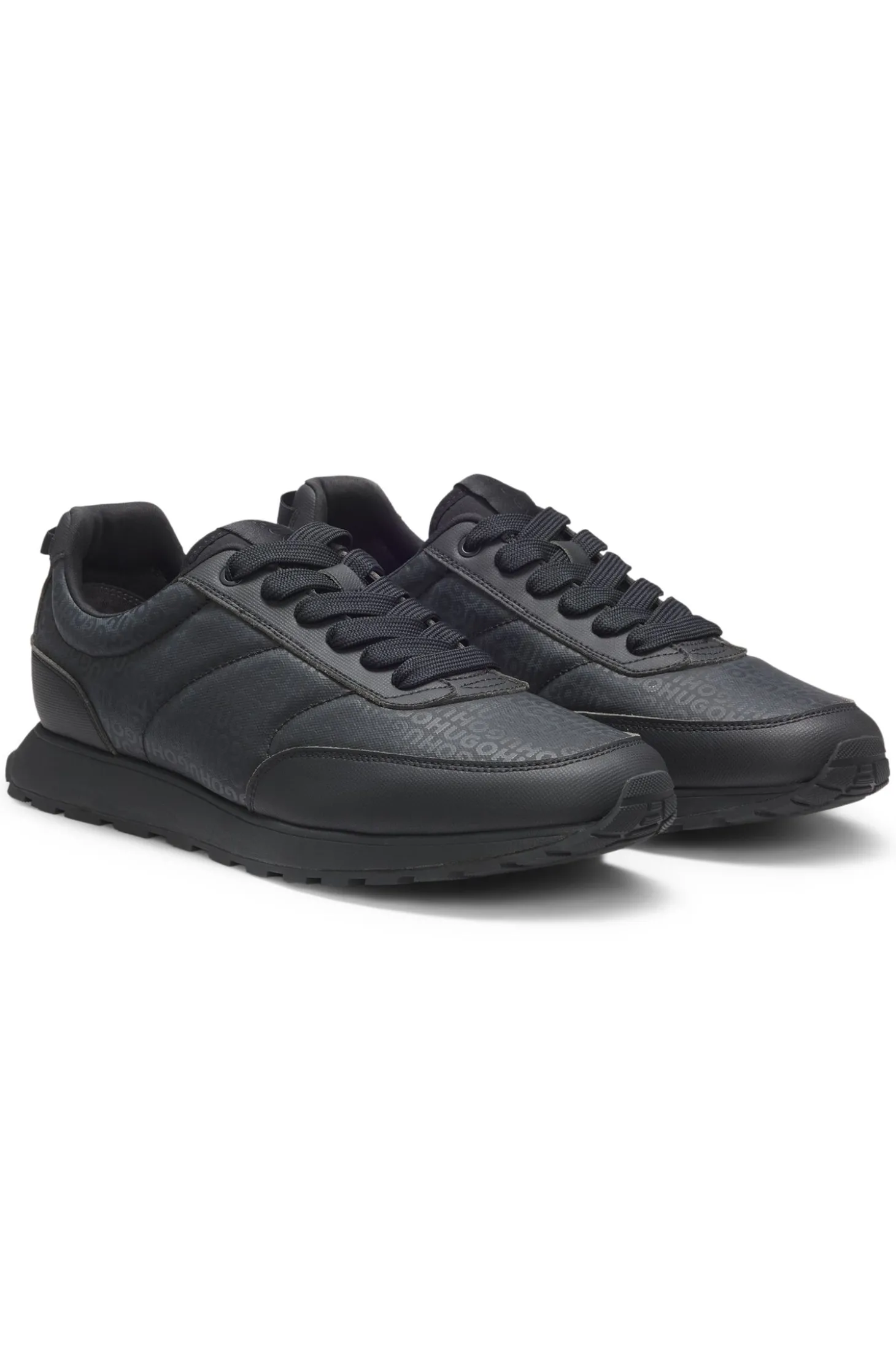 Sneakers mit Monogramm-Print