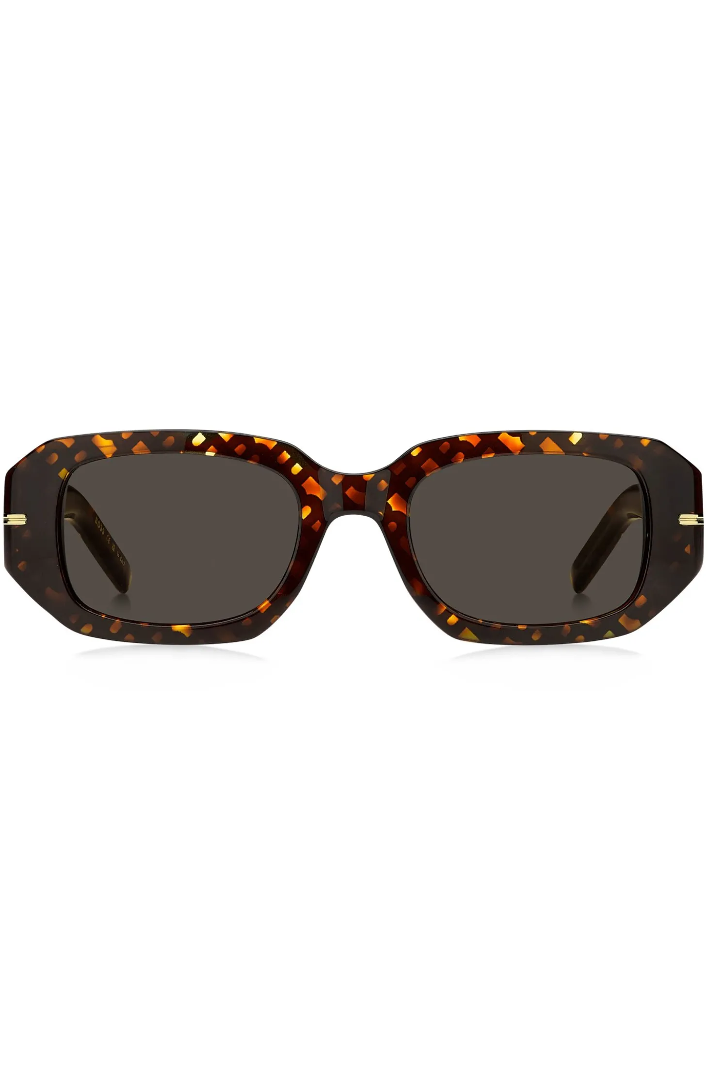 Sonnenbrille aus Acetat mit Monogramm-Muster