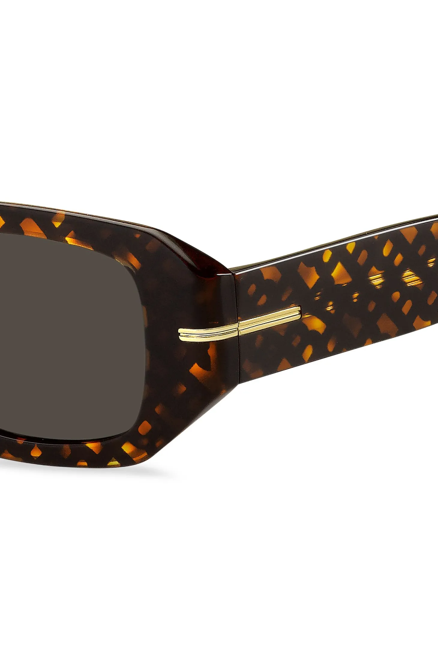 Sonnenbrille aus Acetat mit Monogramm-Muster