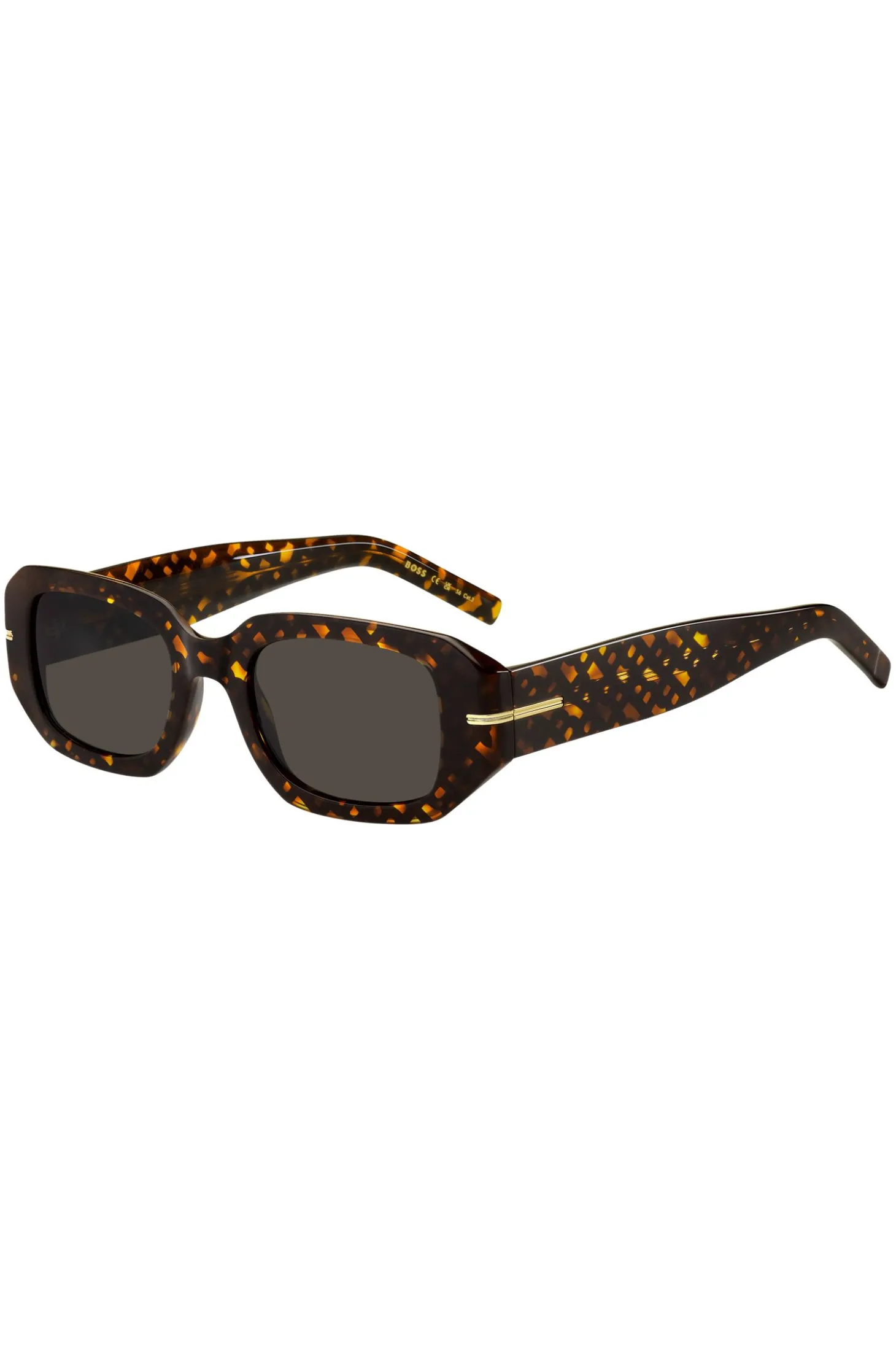 Sonnenbrille aus Acetat mit Monogramm-Muster