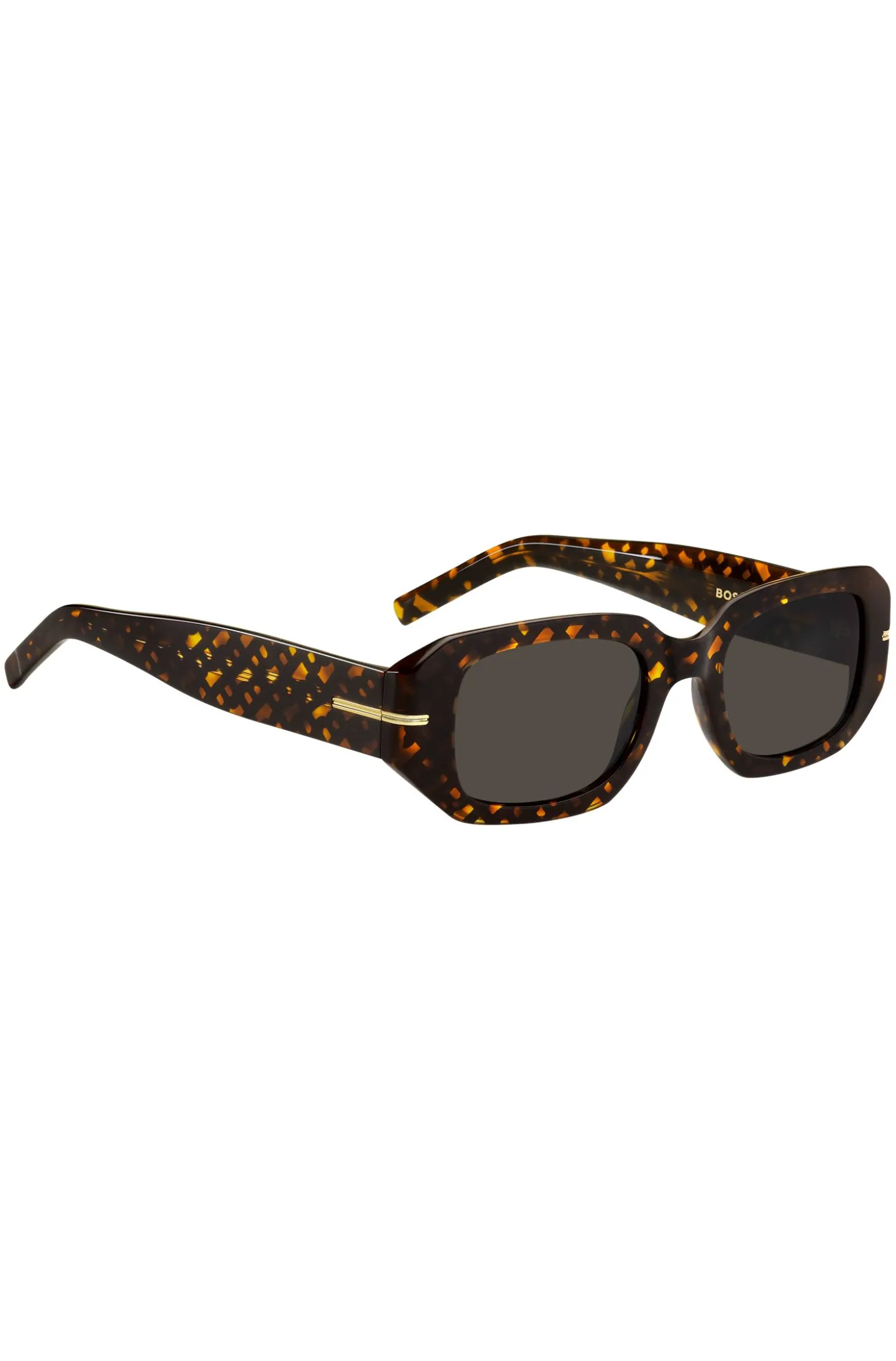 Sonnenbrille aus Acetat mit Monogramm-Muster