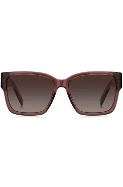 Sonnenbrille aus braunem Acetat mit Double-B-Monogramm