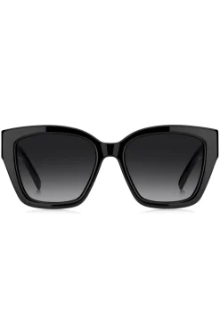 Sonnenbrille aus schwarzem Acetat mit Double-B-Monogramm