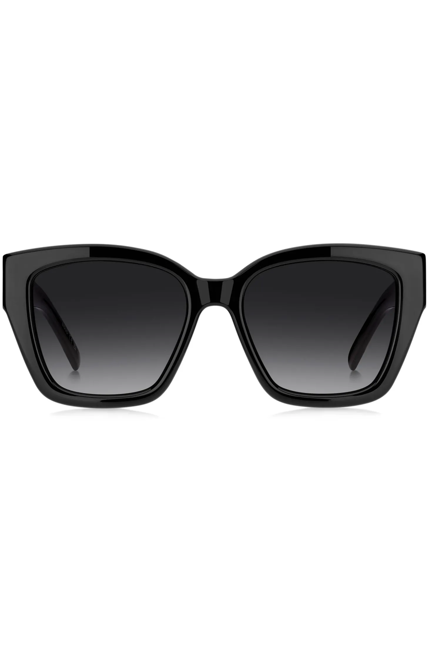 Sonnenbrille aus schwarzem Acetat mit Double-B-Monogramm