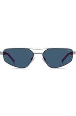 Sonnenbrille mit Doppelsteg und ausgestanztem Logo