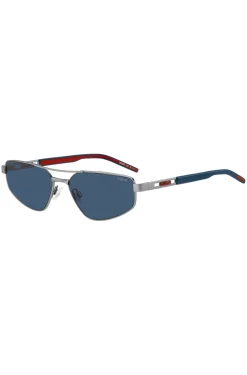 Sonnenbrille mit Doppelsteg und ausgestanztem Logo