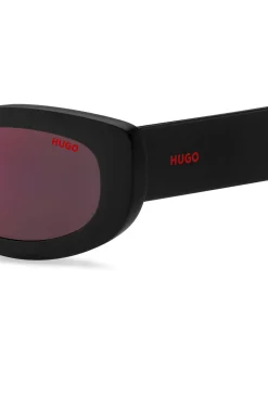 Sonnenbrille mit farbigem Emaille-Detail