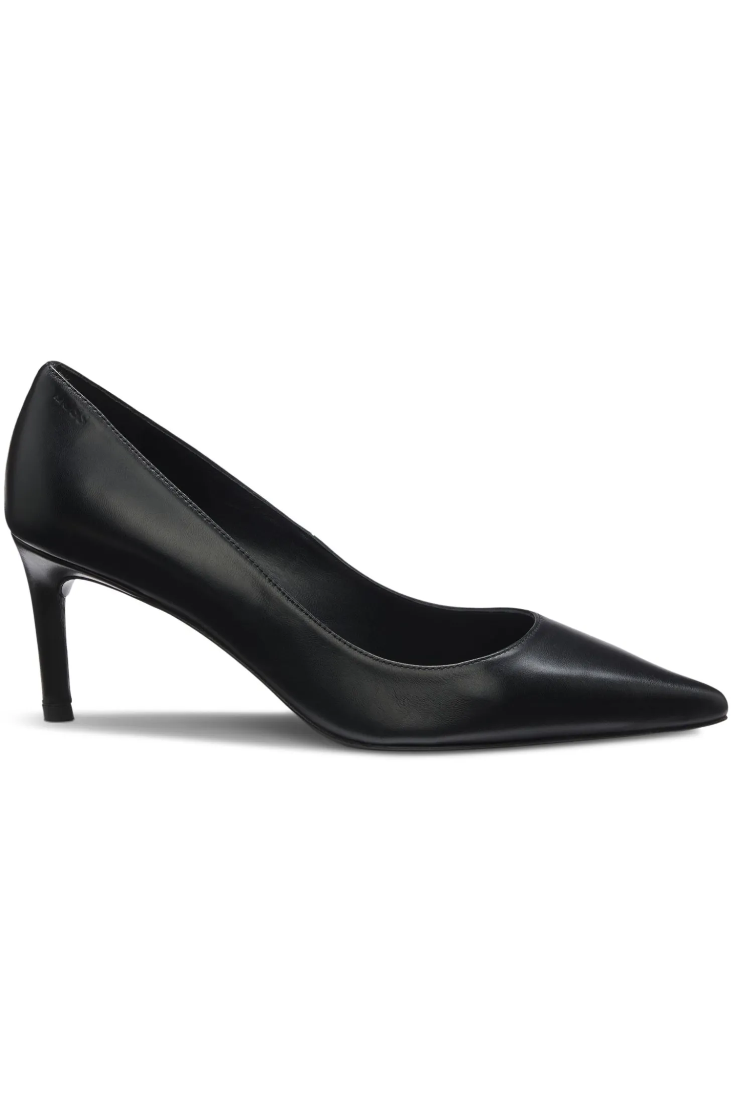 Spitze Pumps aus Leder