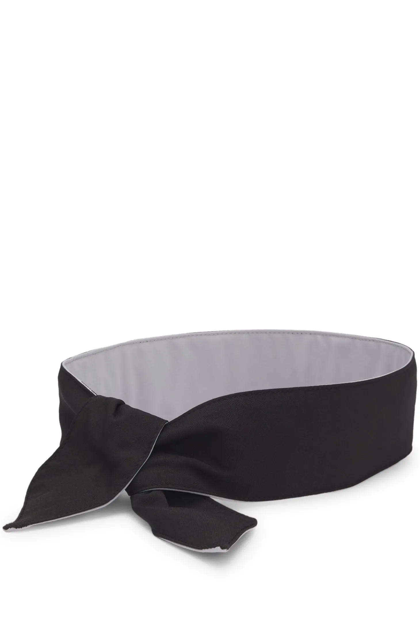 Sport-Stirnband aus Stretch-Twill mit Logo-Print