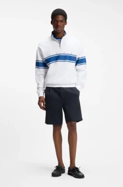 Straight-Fit Chino-Shorts aus merzerisierter Baumwolle