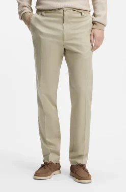 Straight-Fit Hose aus Stretch-Twill