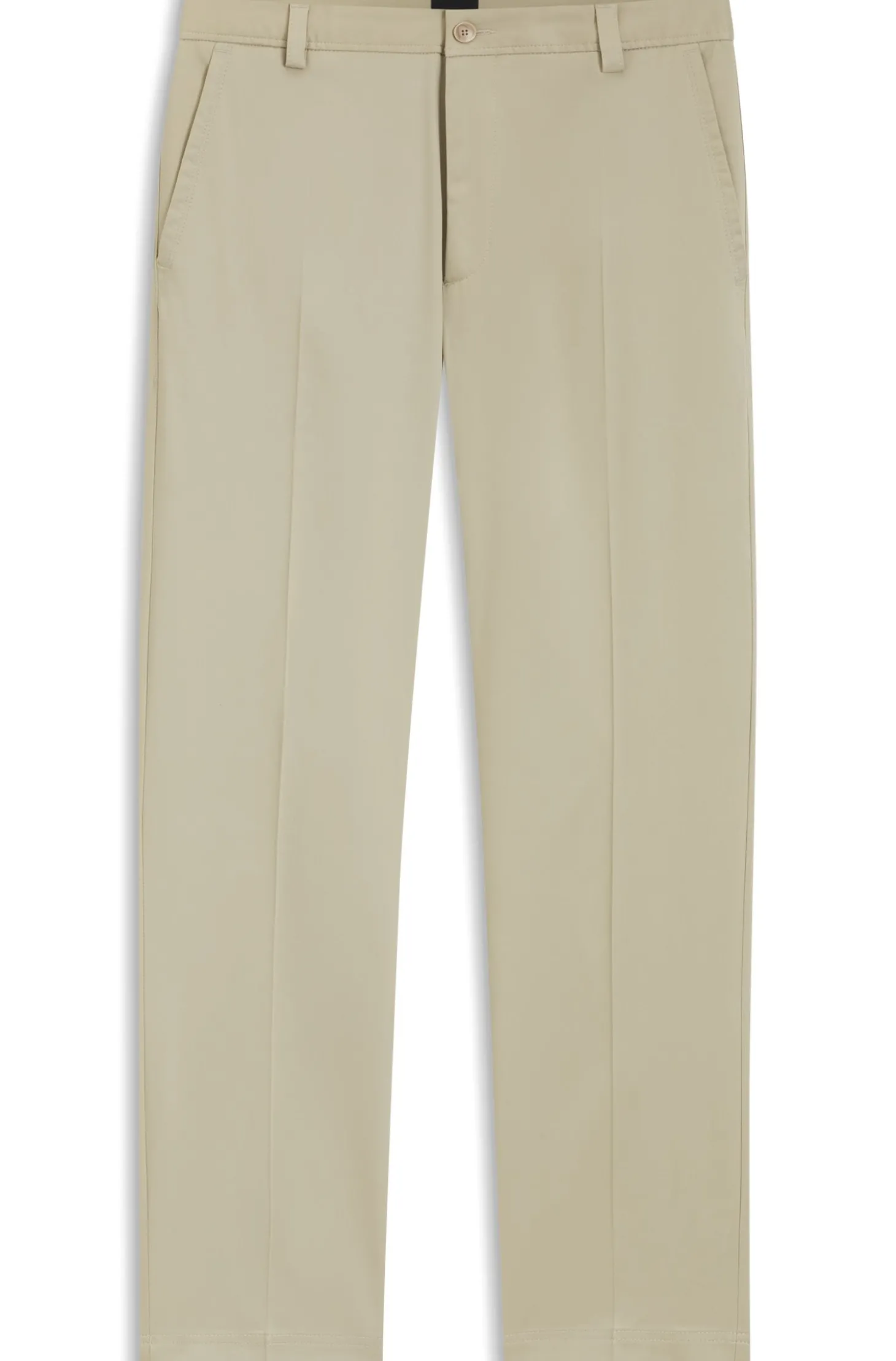 Straight-Fit Hose aus Stretch-Twill