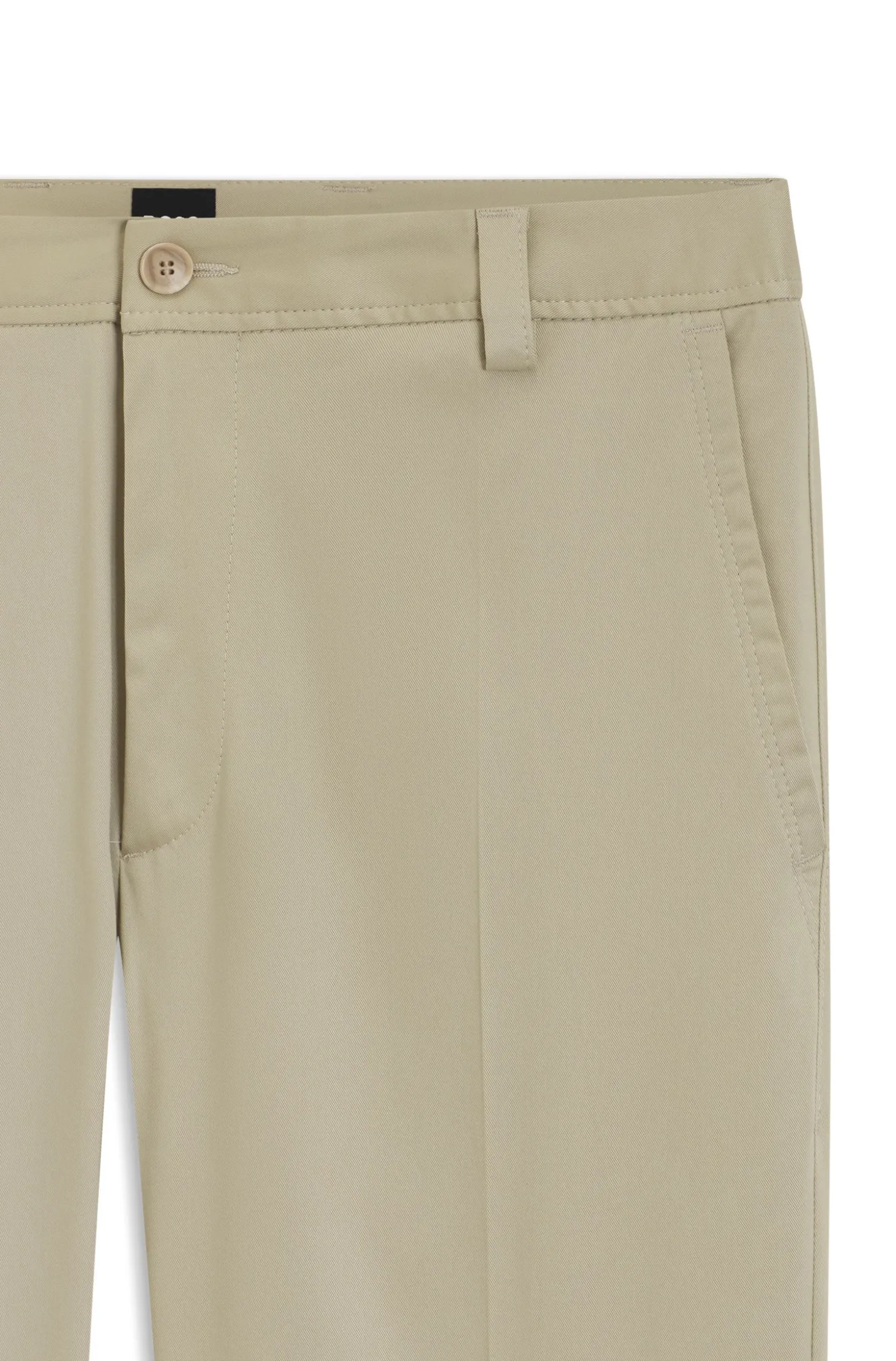 Straight-Fit Hose aus Stretch-Twill