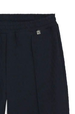 Straight-Fit Jogginghose aus Jacquard mit Rautenmuster