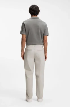 Straight-Tapered-Fit Chino aus Stretch-Gewebe