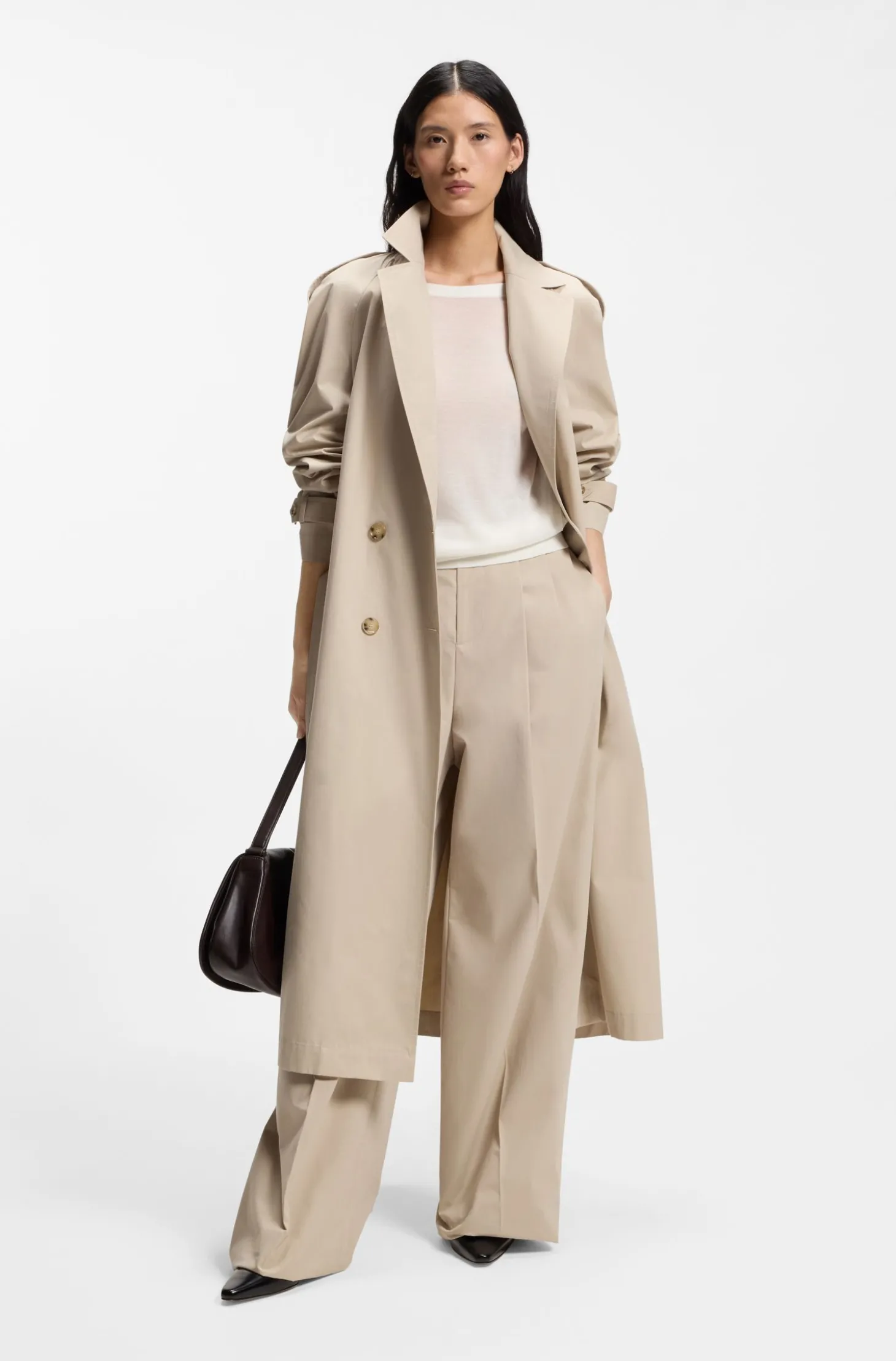 Strick-Cardigan mit Knopfverschluss hinten