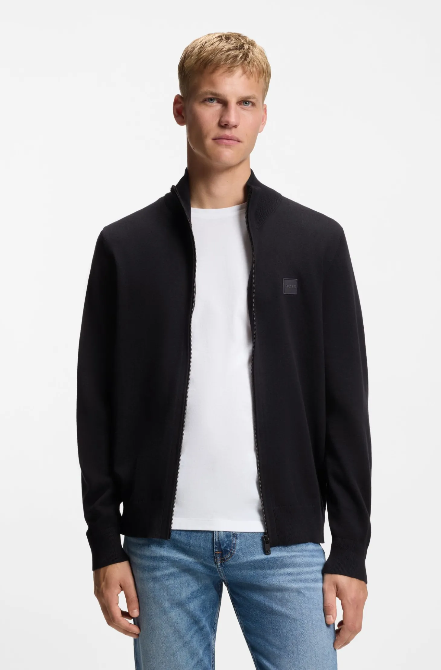Strickjacke aus Baumwolle und Kaschmir