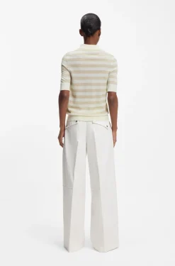 Strick-Poloshirt aus superfeiner Merinowolle