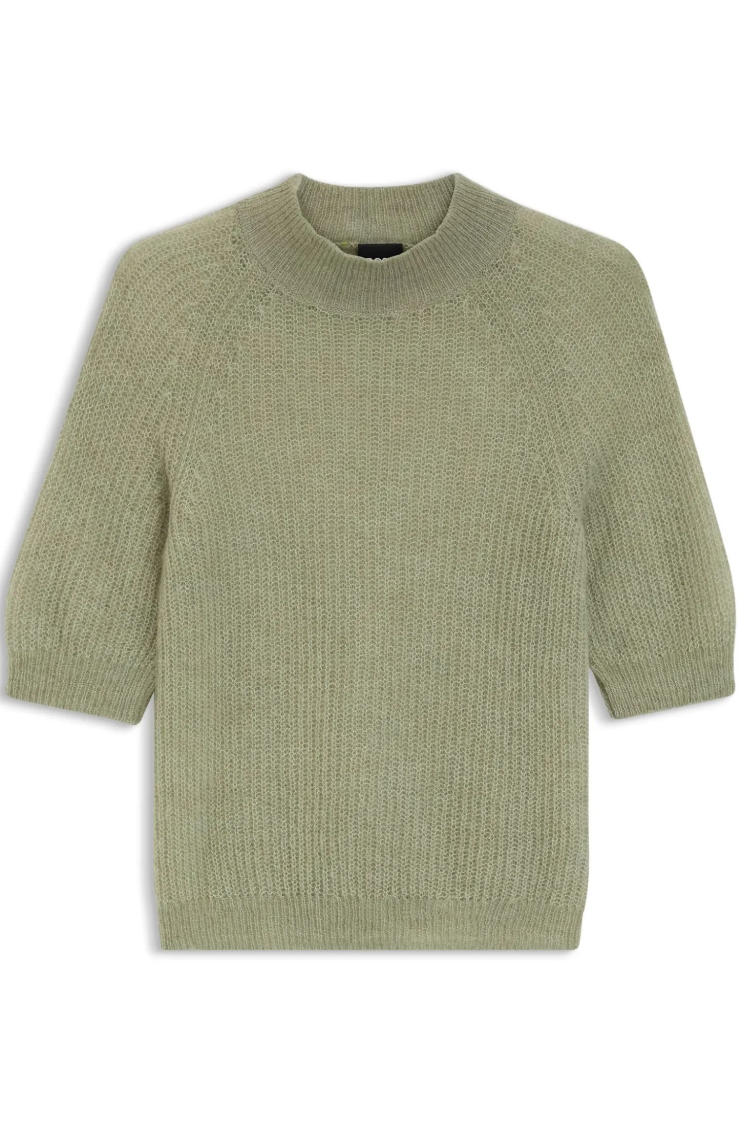 Strickpullover aus Alpaka-Mix mit Rippstrick