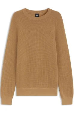 Strickpullover aus Baumwolle und Schurwolle