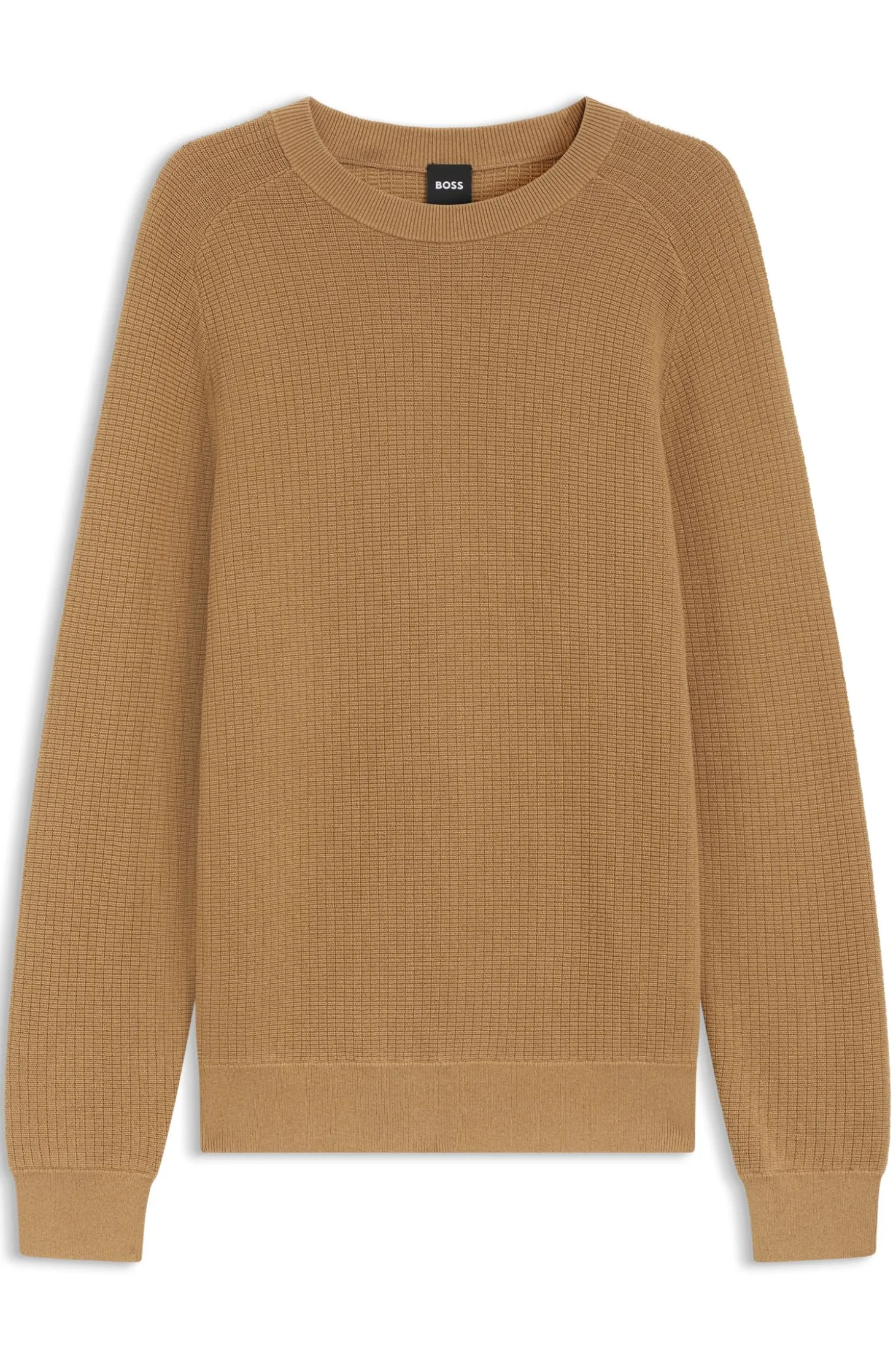 Strickpullover aus Baumwolle und Schurwolle
