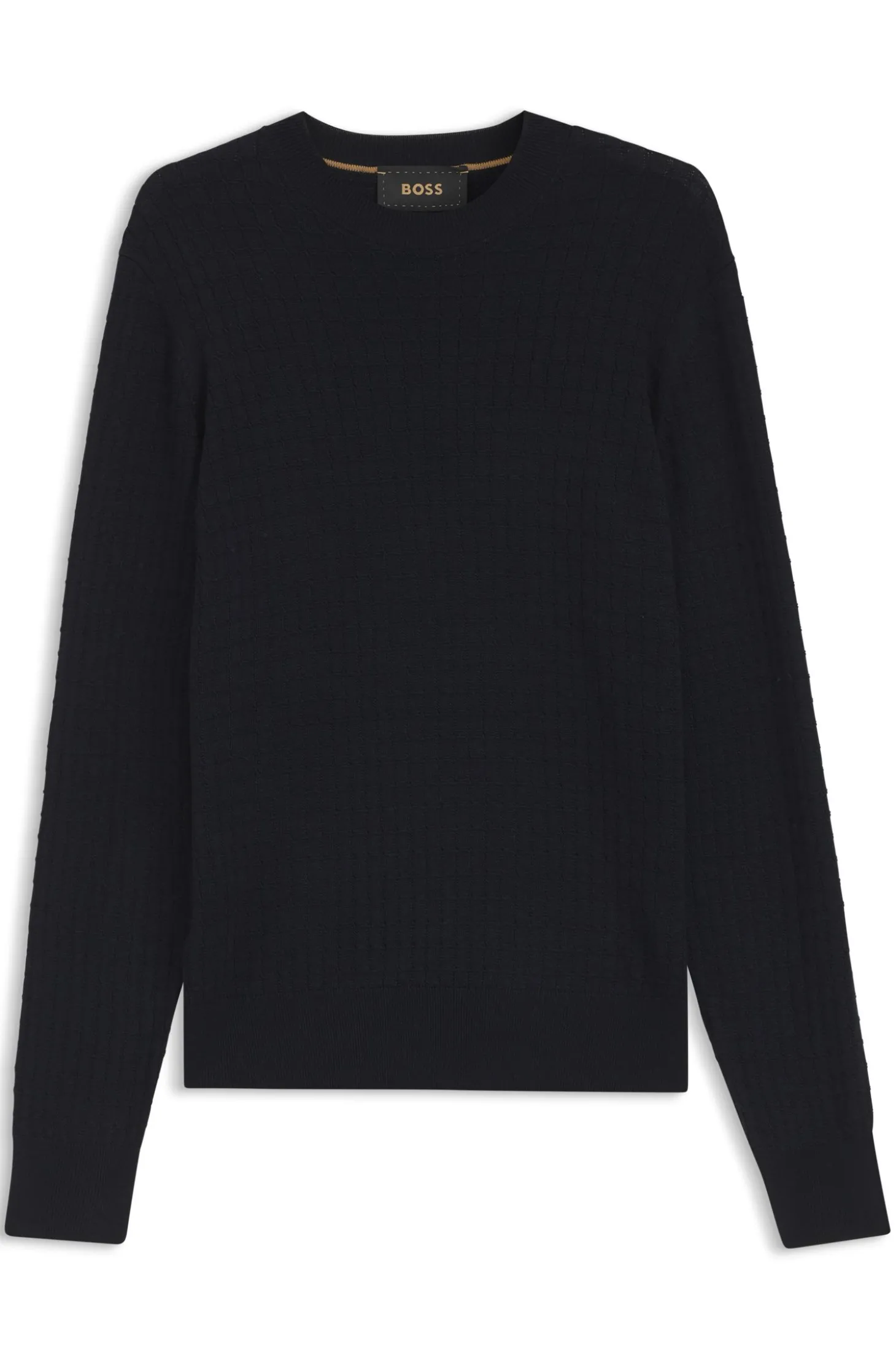 Strickpullover aus Seide mit saisonalem Muster