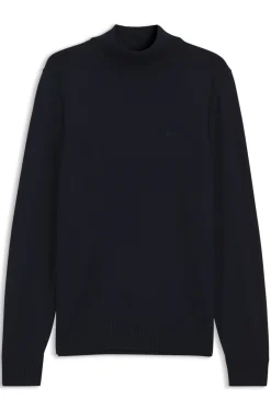 Strickpullover mit Logo-Stickerei