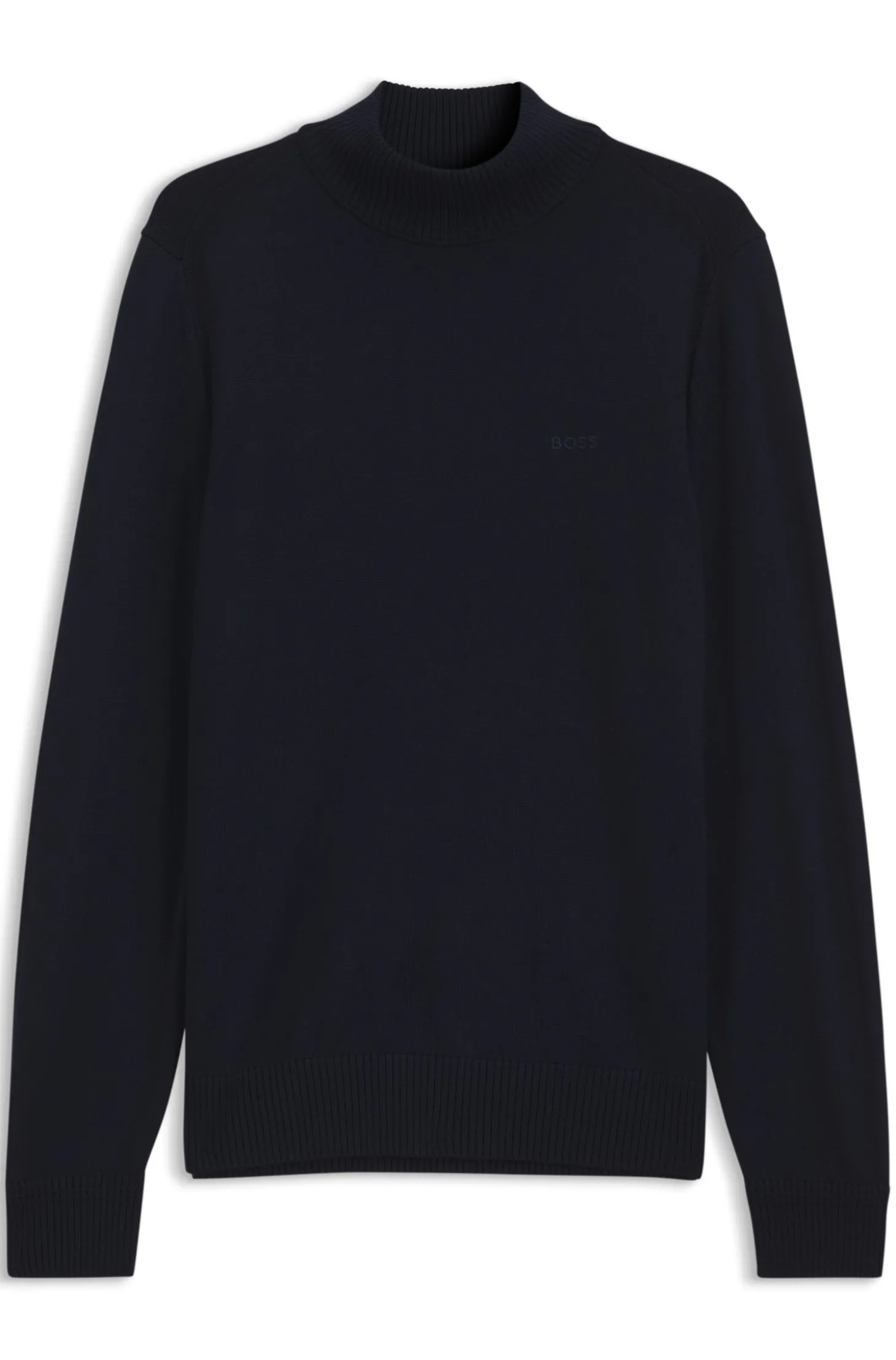 Strickpullover mit Logo-Stickerei