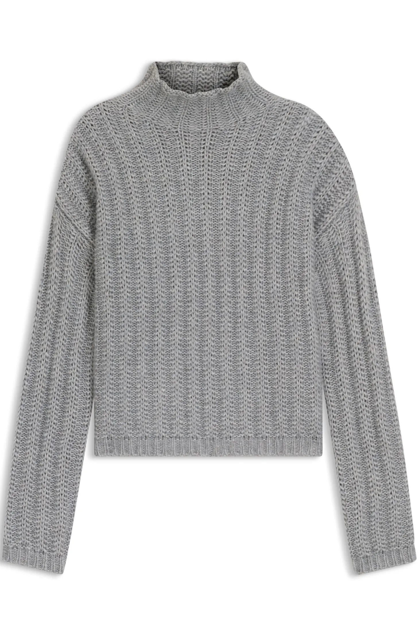 Strickpullover mit Ripp-Struktur
