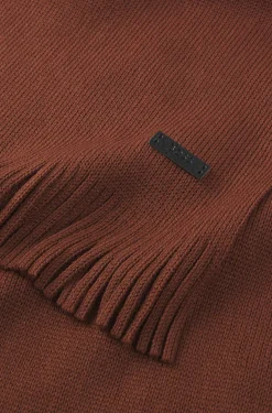 Strickschal aus Schurwolle mit Logo-Detail