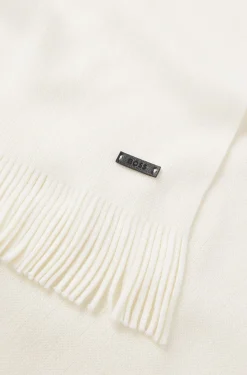 Strickschal aus Schurwolle mit Logo-Detail