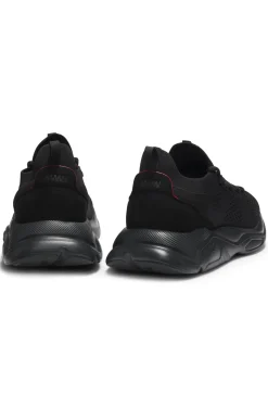 Strick-Sneakers mit Logo-geprägter EVA-Sohle