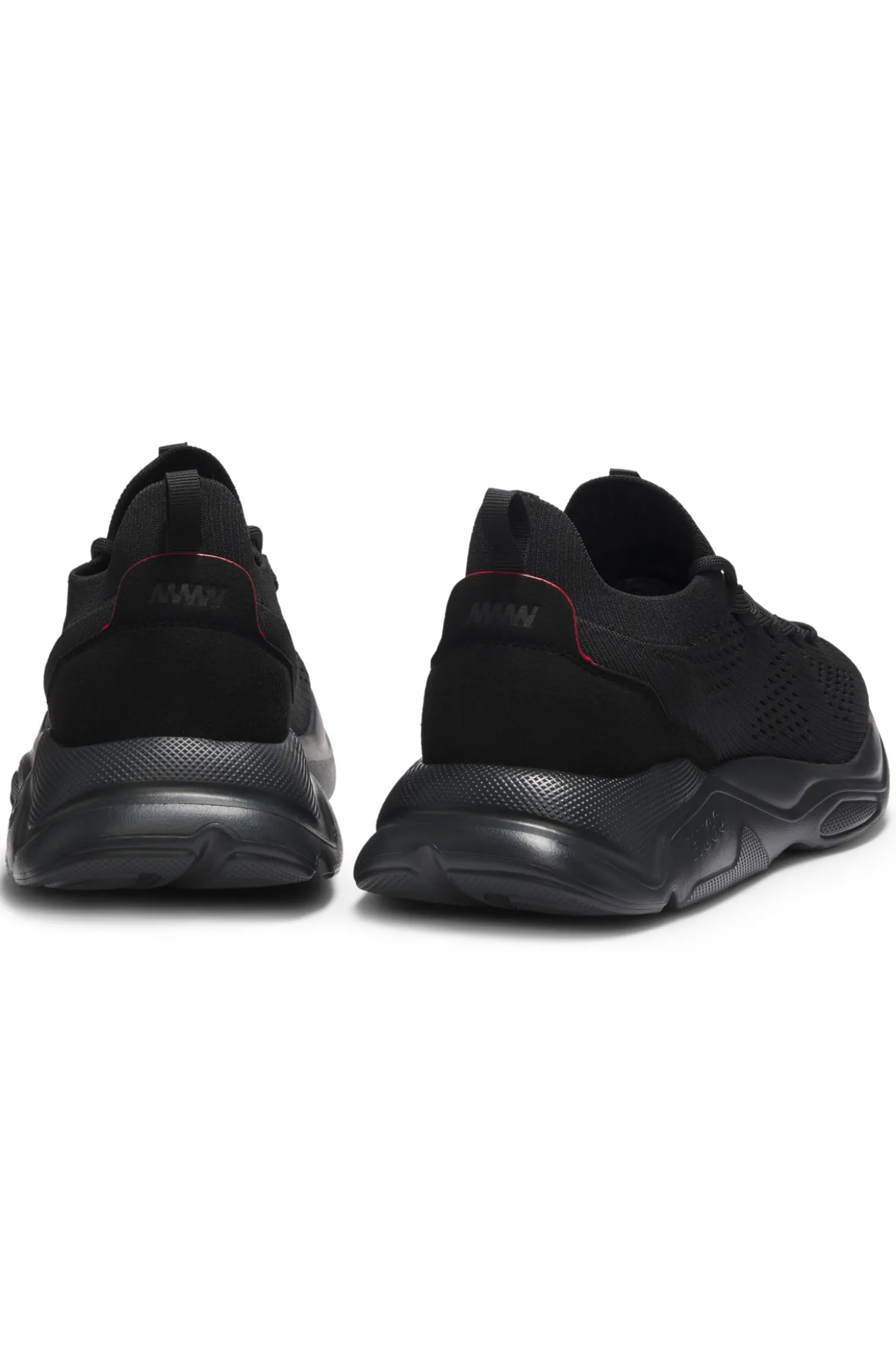 Strick-Sneakers mit Logo-geprägter EVA-Sohle