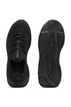 Strick-Sneakers mit Logo-geprägter EVA-Sohle