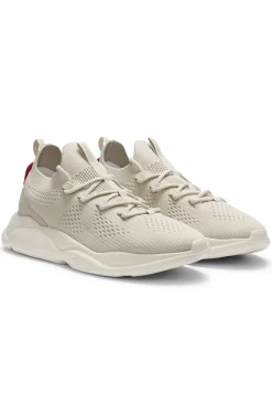 Strick-Sneakers mit Logo-geprägter EVA-Sohle