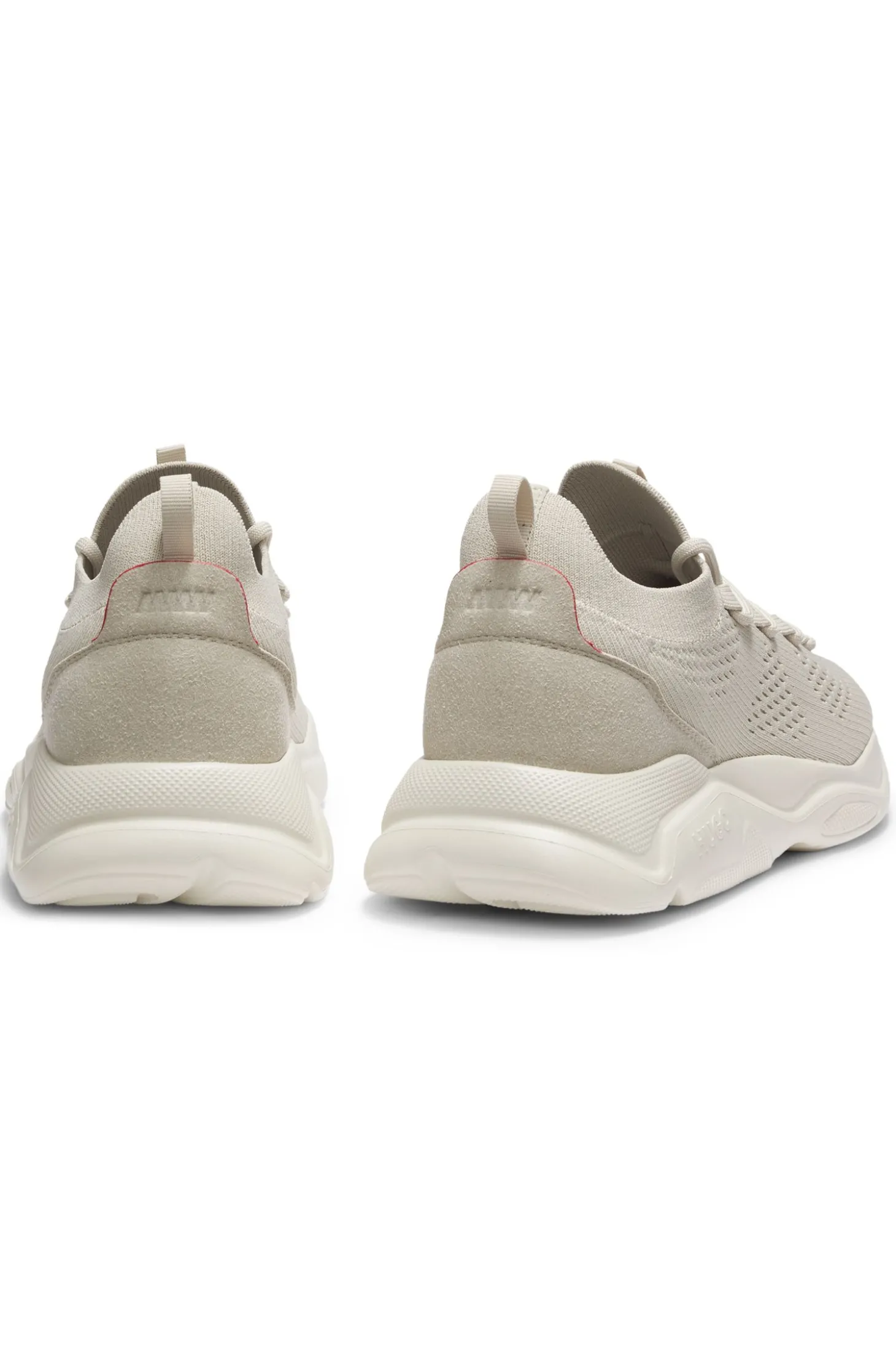 Strick-Sneakers mit Logo-geprägter EVA-Sohle
