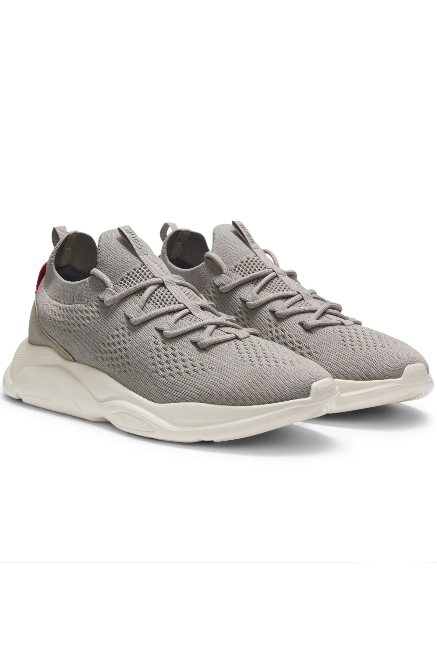 Strick-Sneakers mit Logo-geprägter EVA-Sohle