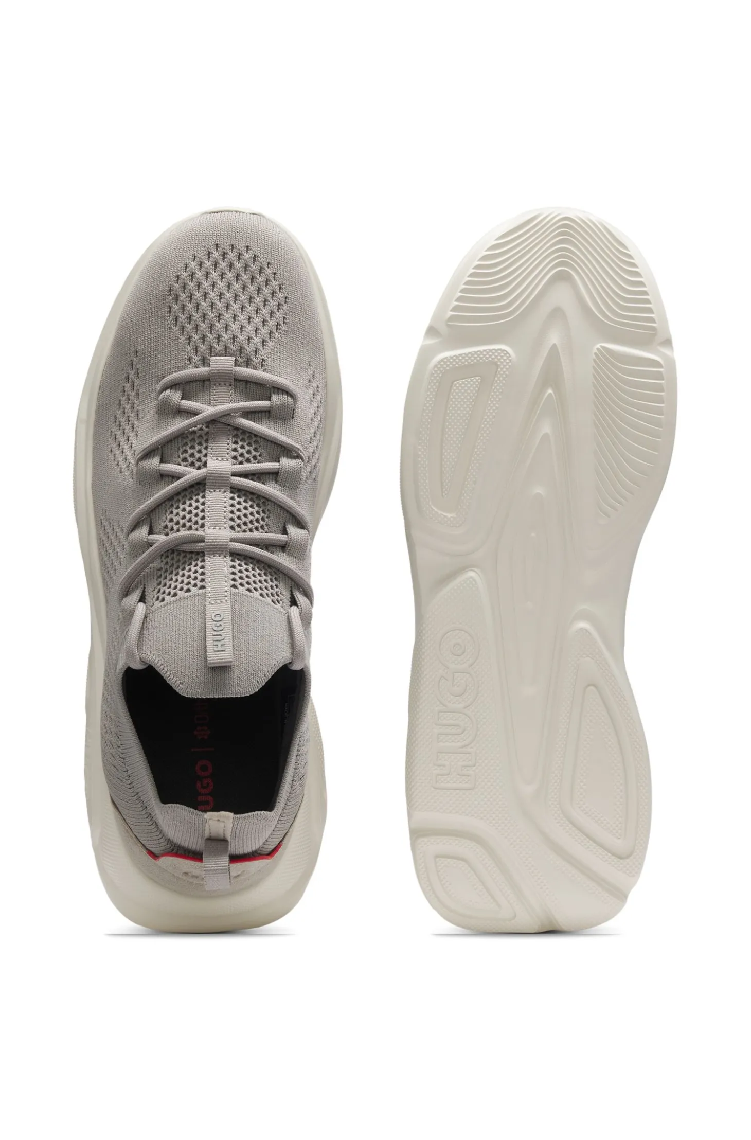 Strick-Sneakers mit Logo-geprägter EVA-Sohle