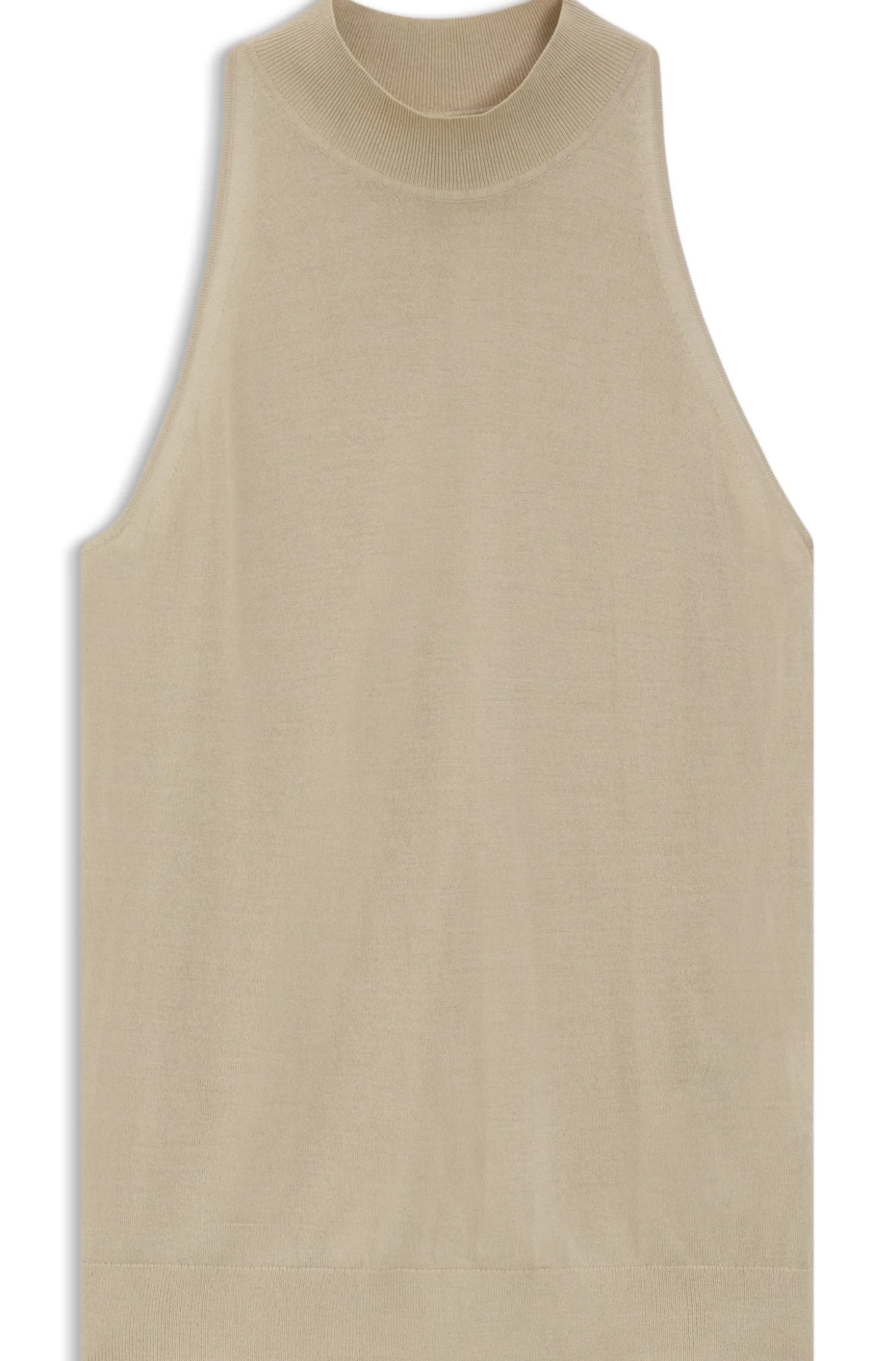 Stricktop mit Stehkragen aus superfine Garn